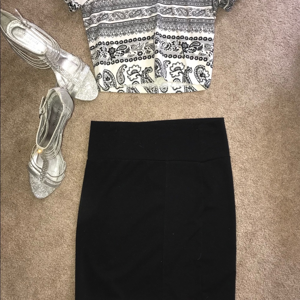 Black Pencil Skirt